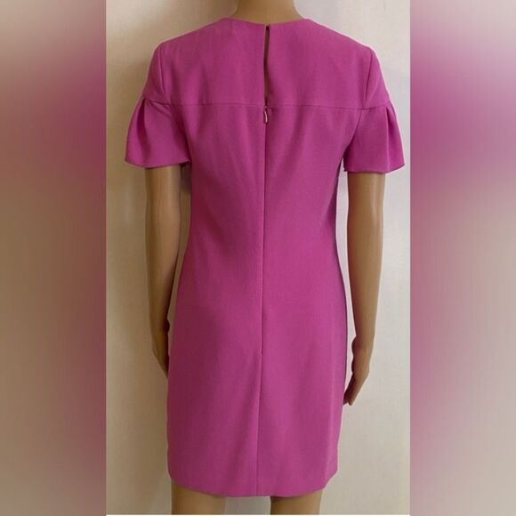 Trina Turk Jacinta Petal Sleeve Shift Dress Size 10 - Picture 6 of 9